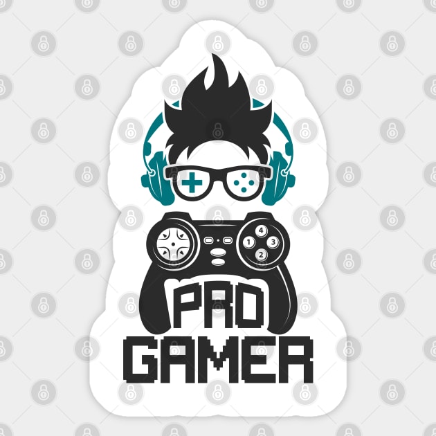 Pro Gamer Sticker by DrollDrifter